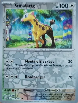 Girafarig 154/193 - Reverse Holo